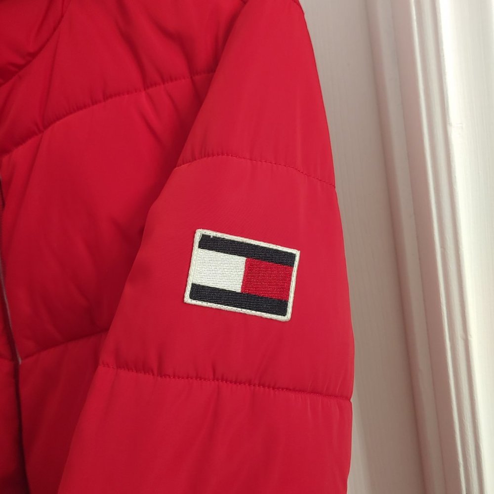 Red Puffer Coat - Picture 4 of 8